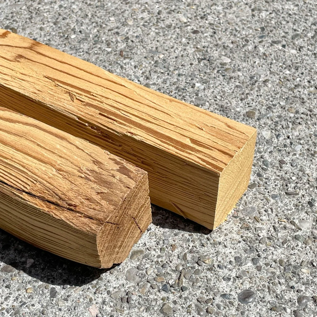 Kantholz gedämpfte Fichte gehackt  6x6 cm - Image 3