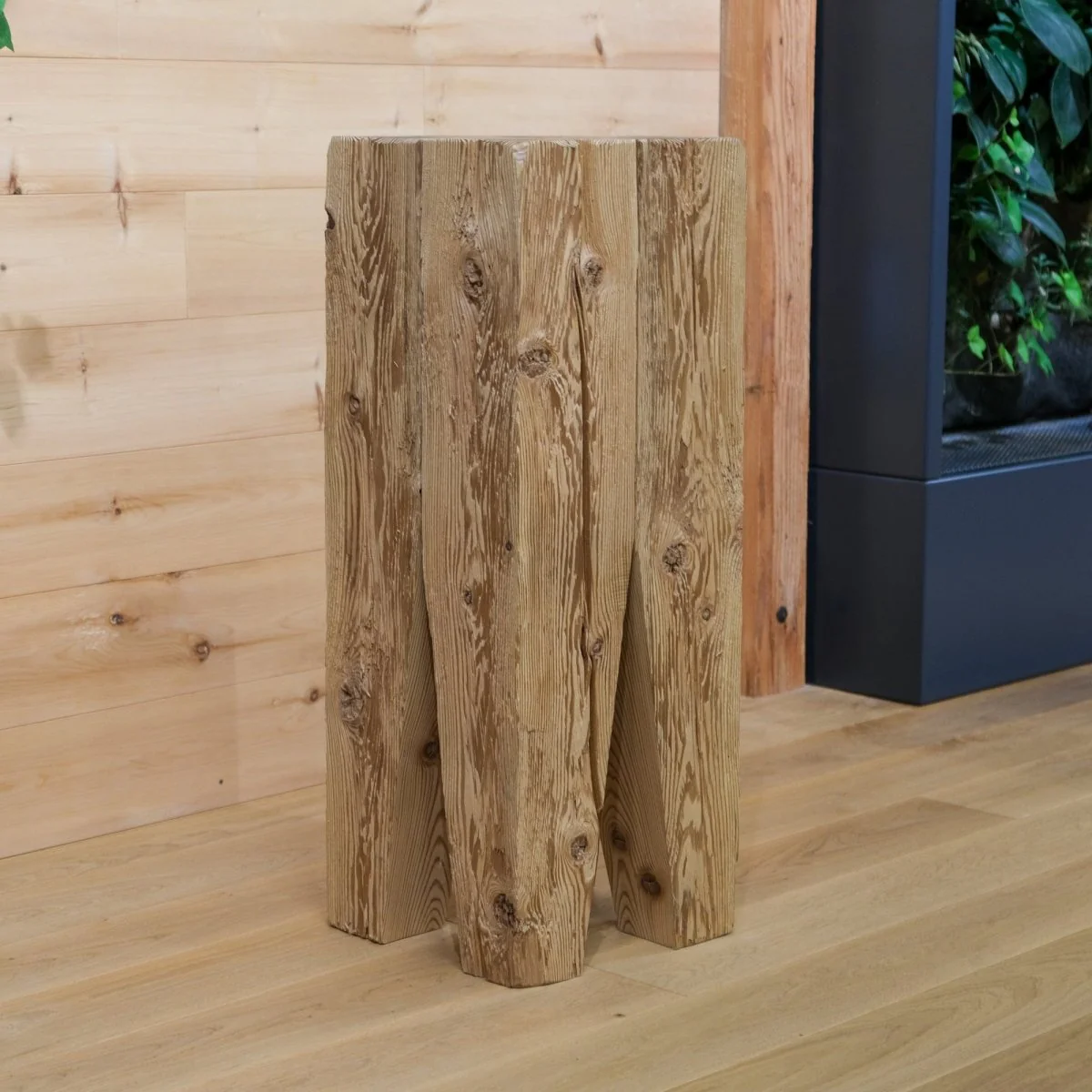 Hocker gedämpfte Fichte "Wildholz" groß - Image 3