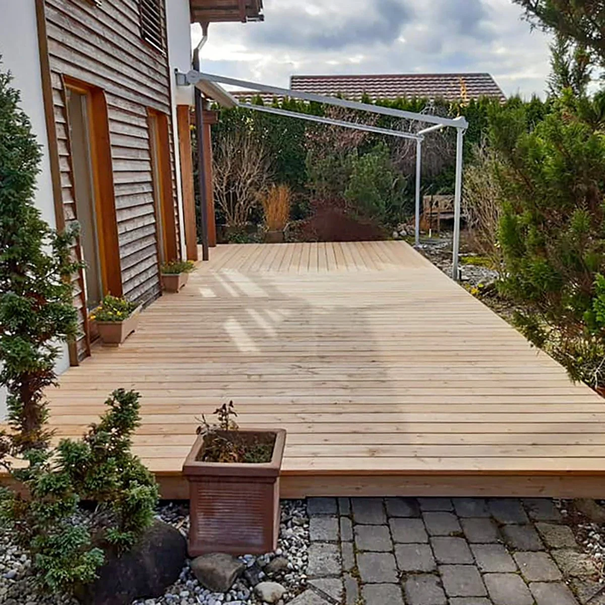 Terrassendiele Lärche Woody 2. Wahl - superstark 28mm! - Image 3
